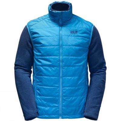 Chaquetas Jack Wolfskin Glen Dale Hombre Azules - Chile OIA170369